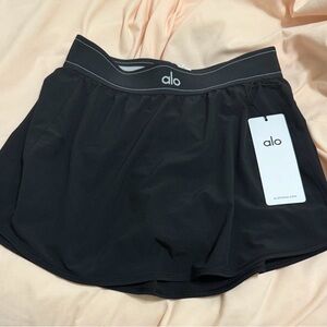 ALO Yoga Women's Athletic Black Shorts